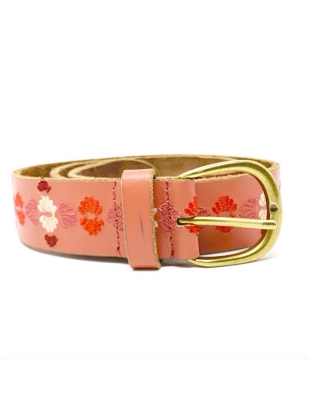 Retro Lucky Brand Peony & Magenta Belt